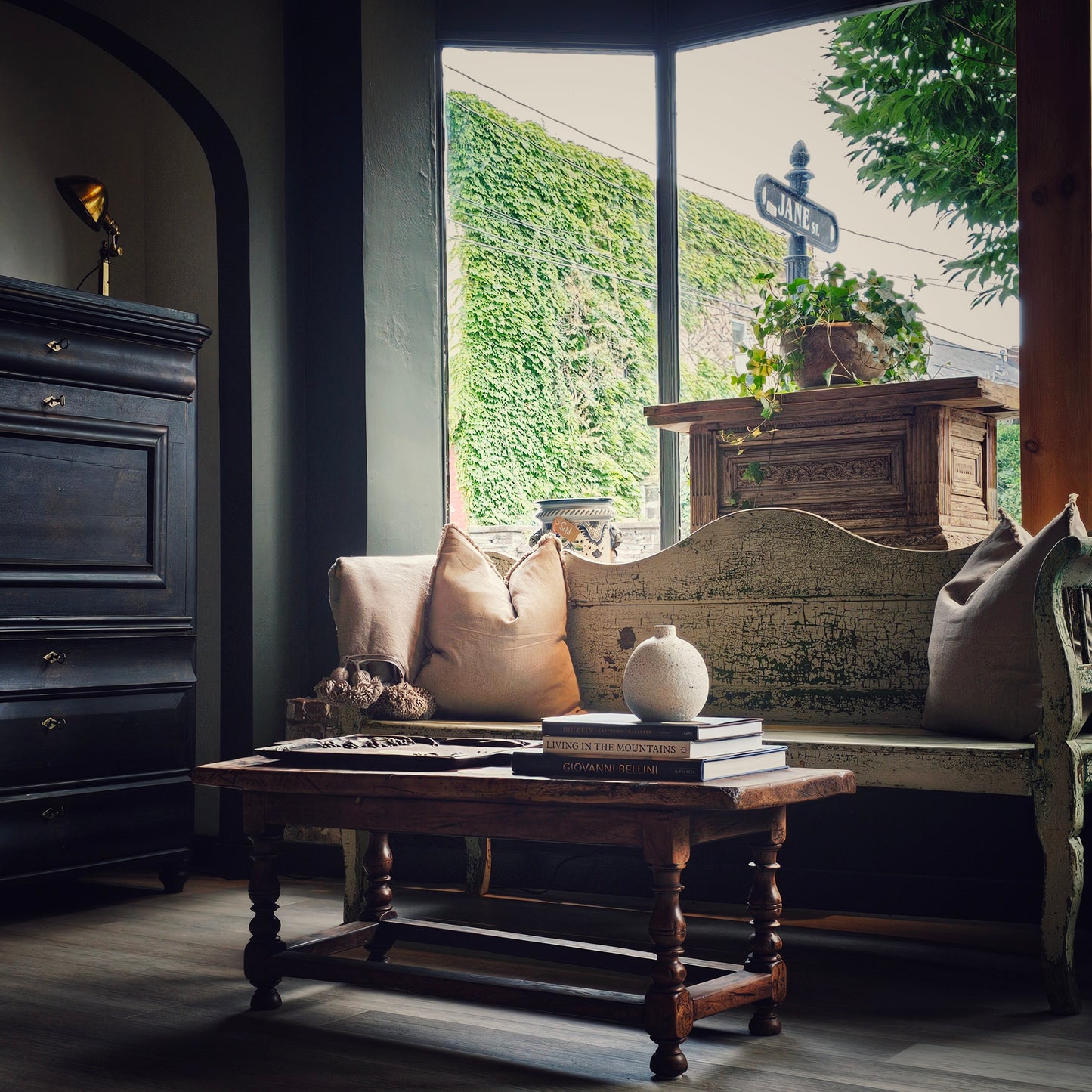 18th C French Oak Coffee Table / Hall Bench