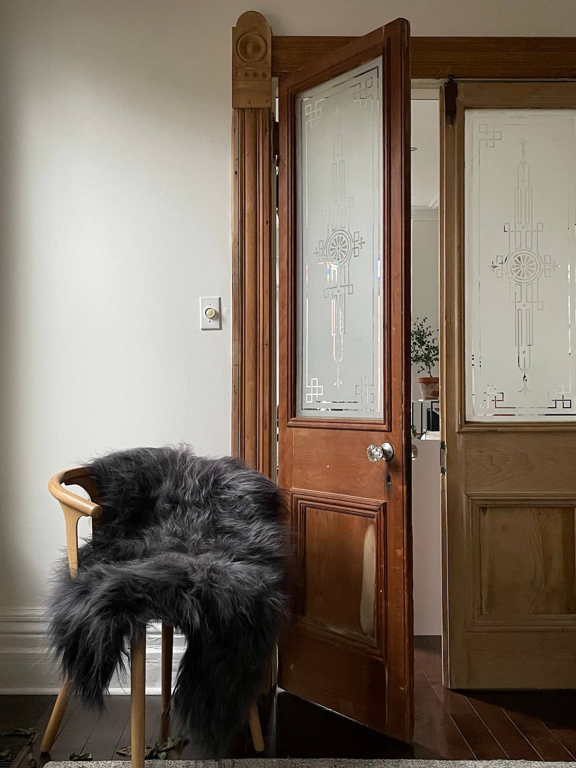 Steel Icelandic Sheepskin Throw Rug