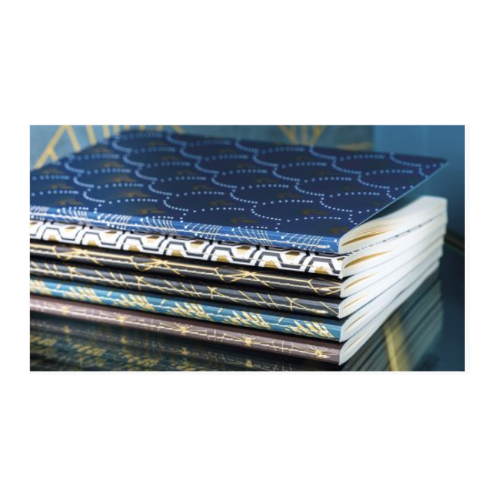 Clairefontaine Neo Deco Notebooks: Peacock Pattern