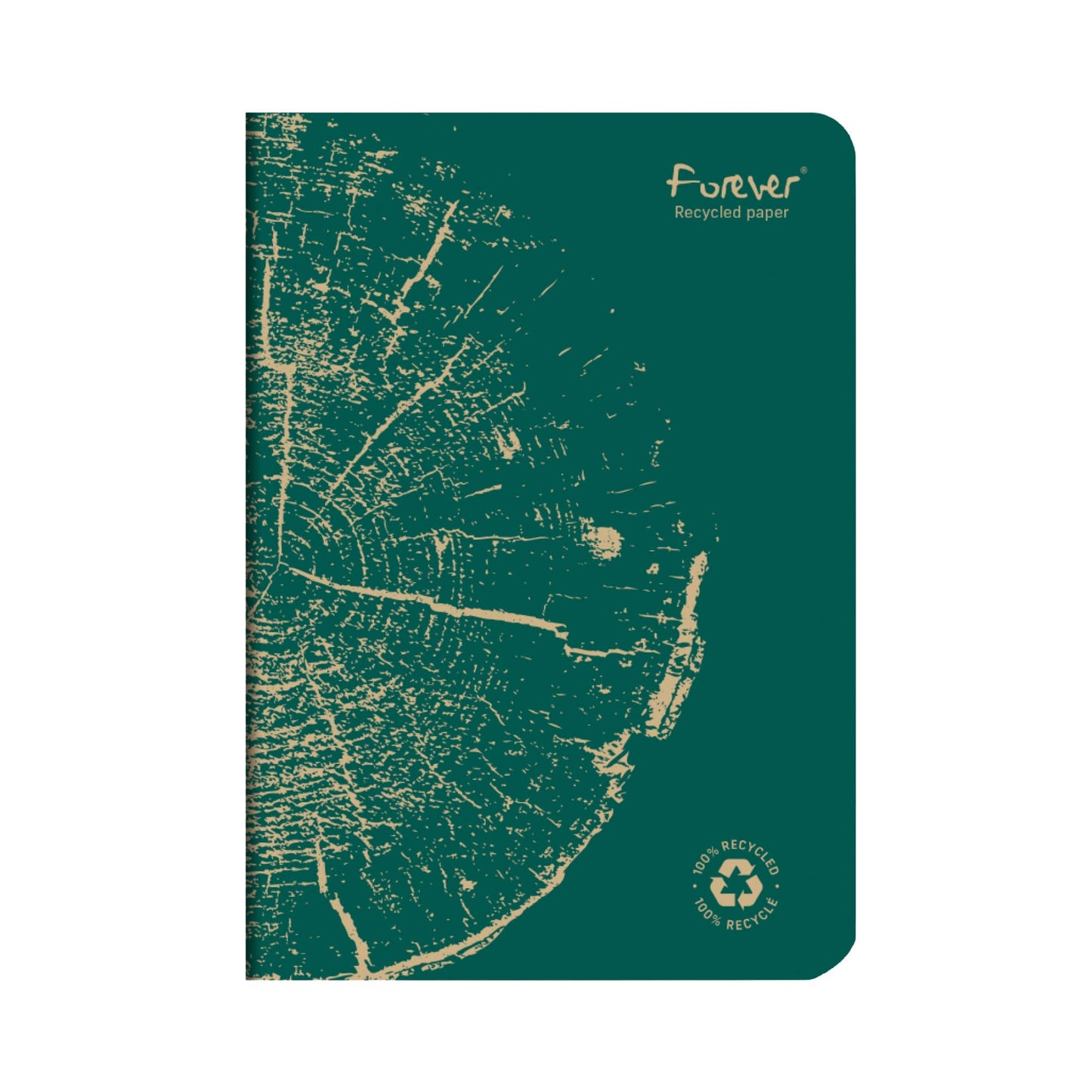 Clairefontaine "Forever" 100% Recycled Notebooks: Staple Spine - Blue
