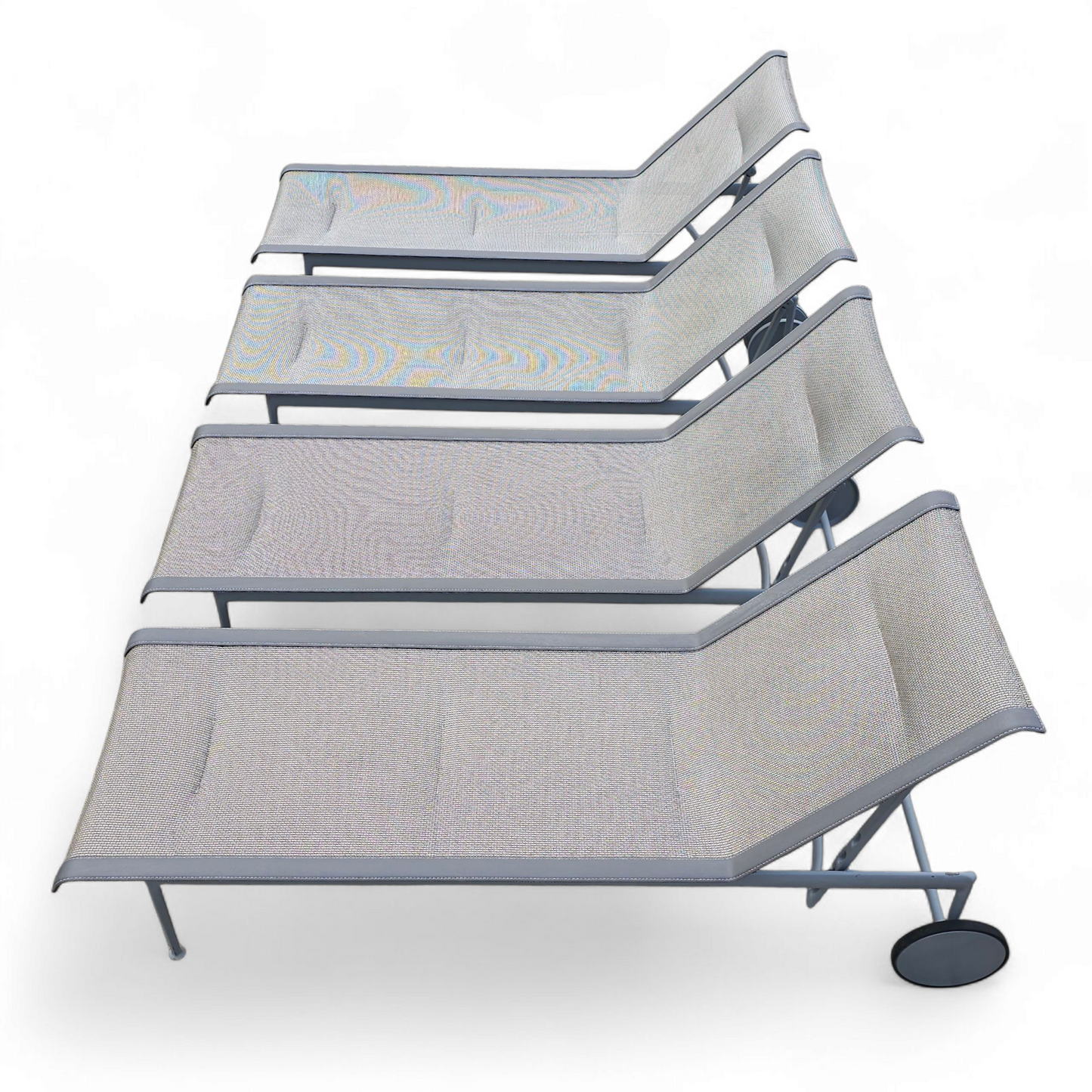 Set of Four Richard Schultz 1966 Collection Adjustable Chaises by Richard Schultz Design