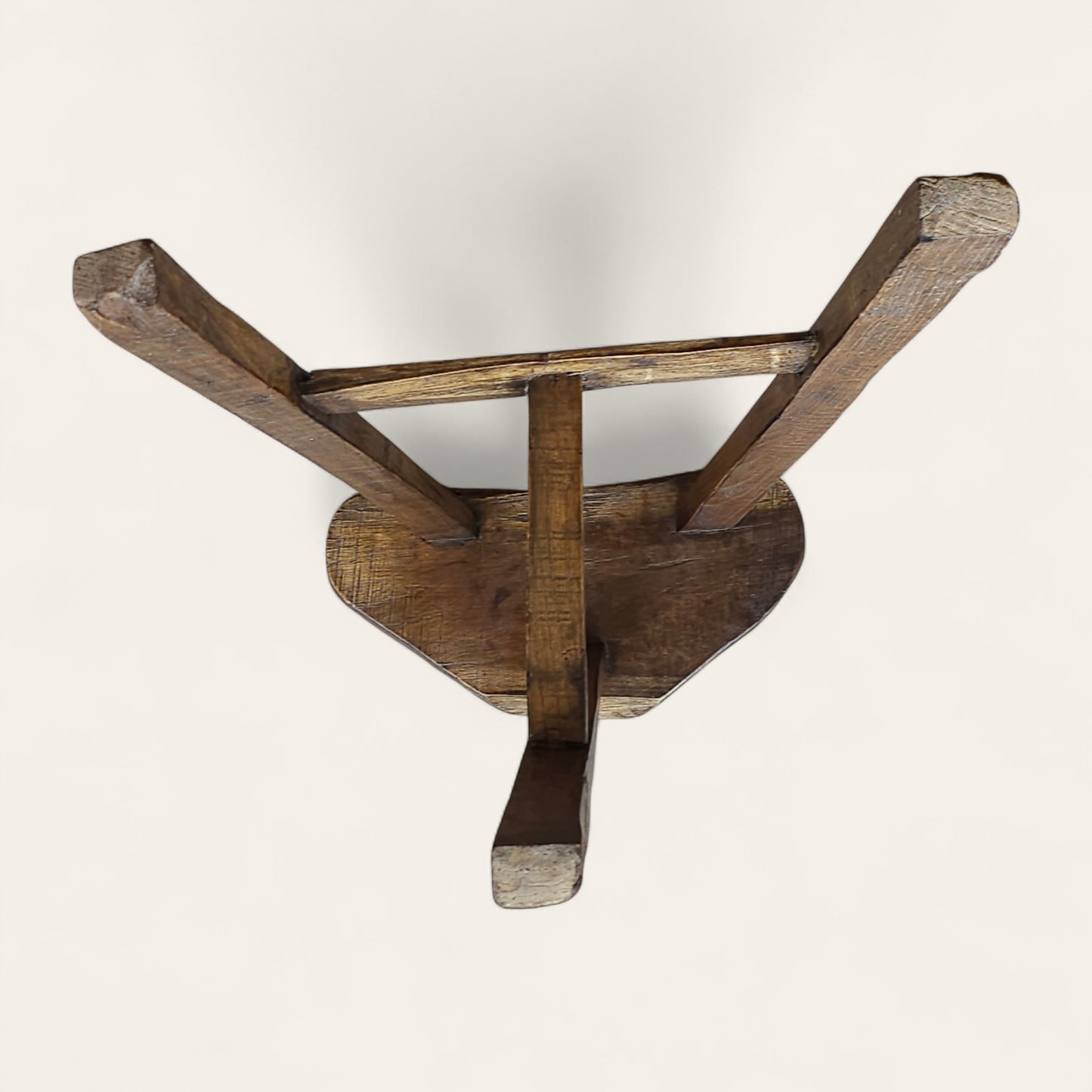 17th–18th Century English Elm Joint Stool