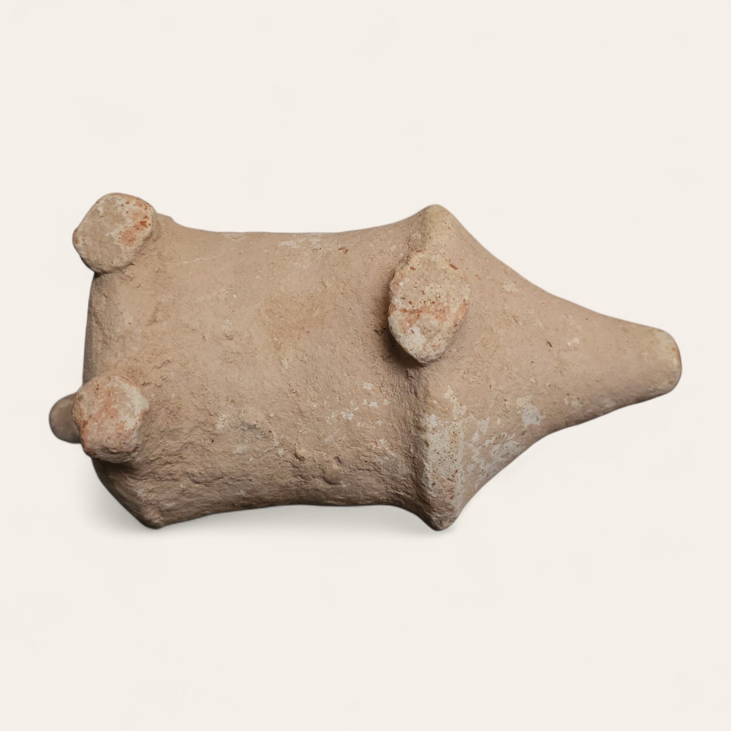 Ancient South Asiatic Cow-Form Pottery Drinking Vessel