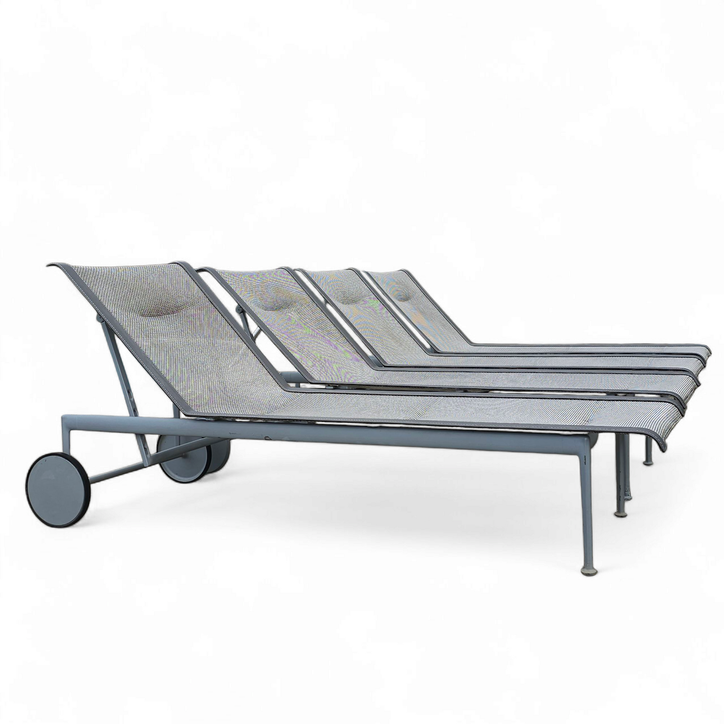 Set of Four Richard Schultz 1966 Collection Adjustable Chaises by Richard Schultz Design
