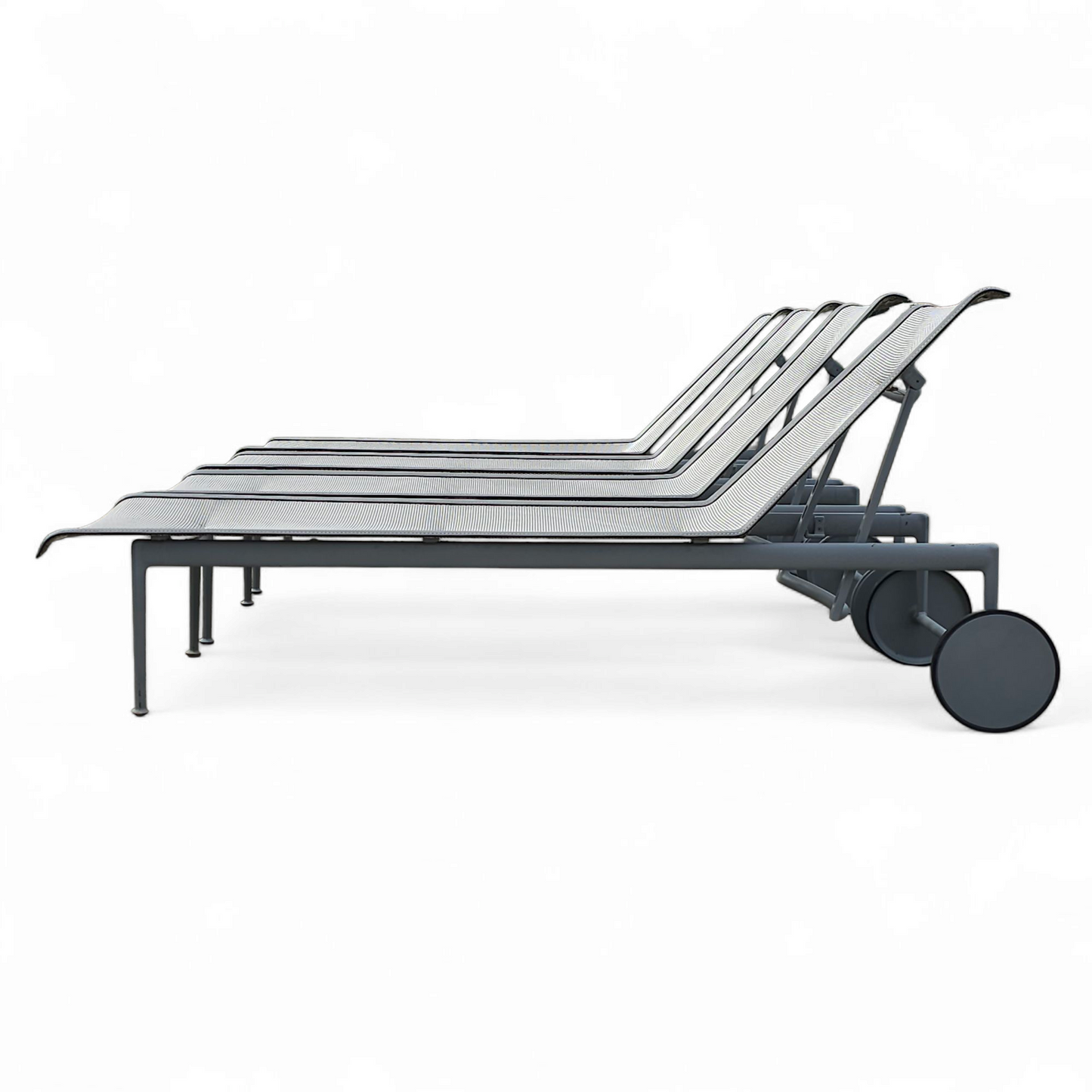 Set of Four Richard Schultz 1966 Collection Adjustable Chaises by Richard Schultz Design