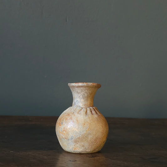 Ancient Roman Aqua Glass Perfume Sprinkler (Unguentarium)