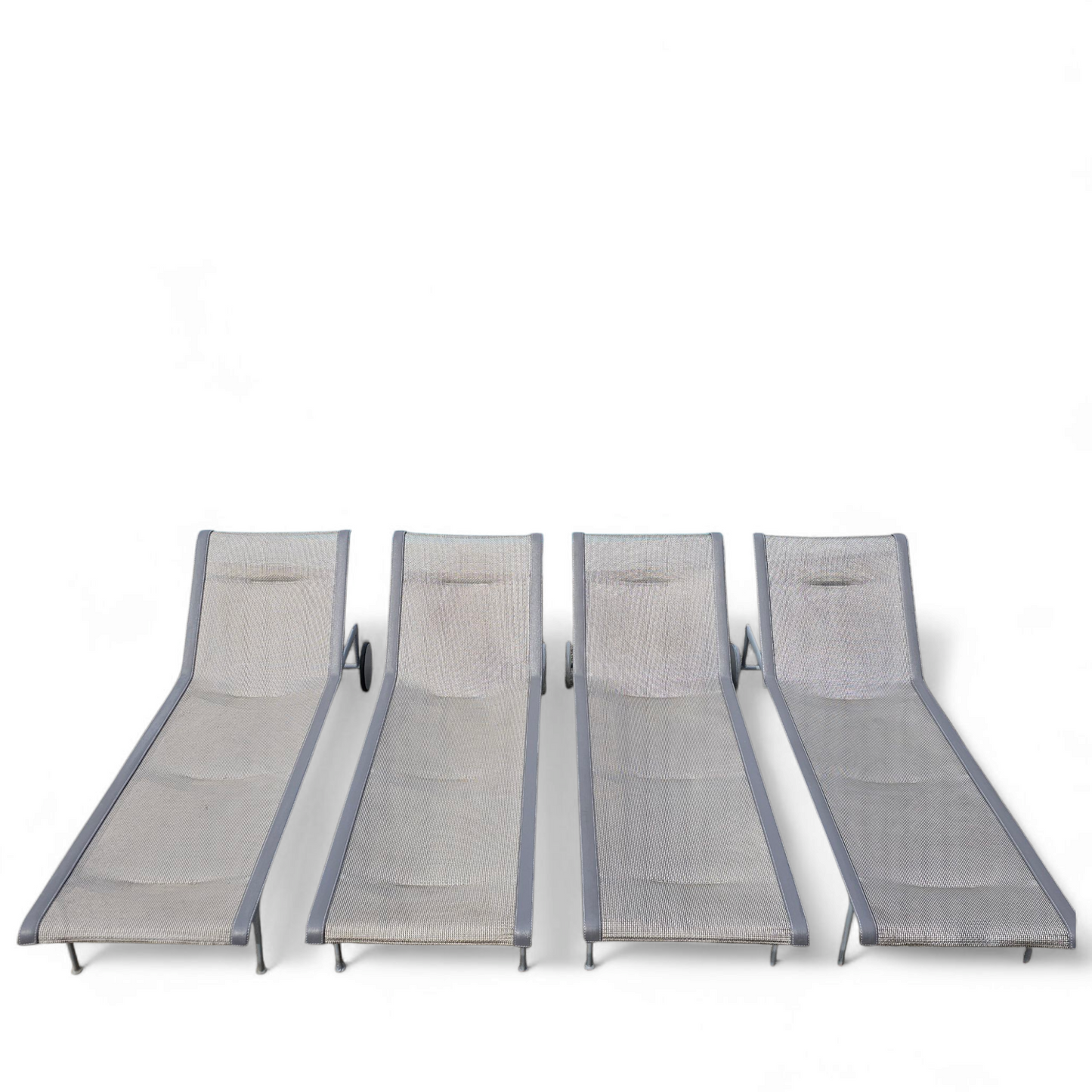 Set of Four Richard Schultz 1966 Collection Adjustable Chaises by Richard Schultz Design