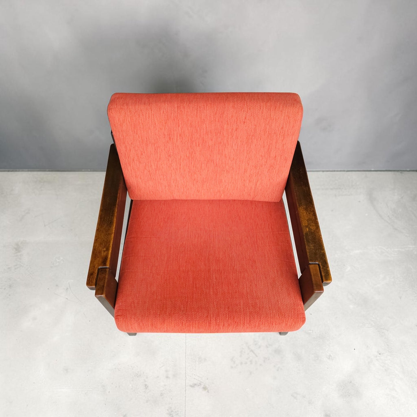 Pair Mid-Century German Oak Lounge Chairs, styled after Dieckmann