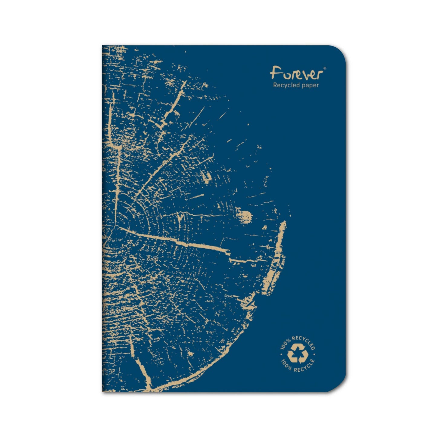 Clairefontaine "Forever" 100% Recycled Notebooks: Staple Spine - Blue