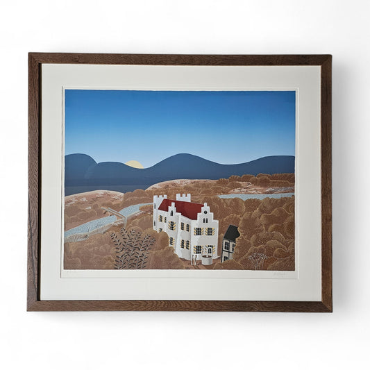 Schloss Remseck, 1980 — Thomas McKnight, American, 1980 Color Screenprint on Arches