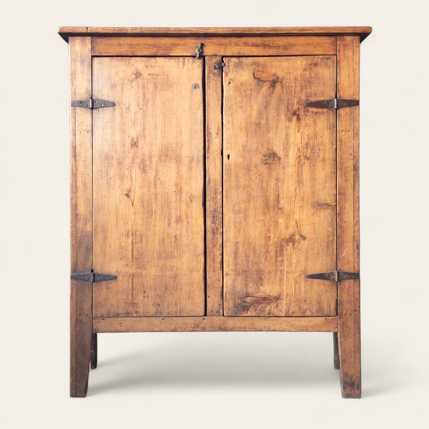 American Mid-19th Century Pine Cupboard