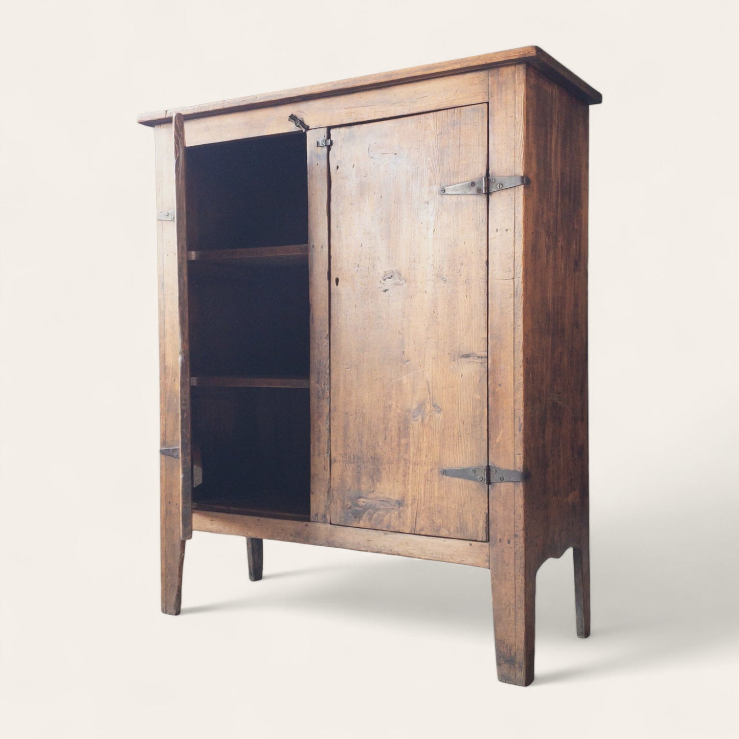 American Mid-19th Century Pine Cupboard