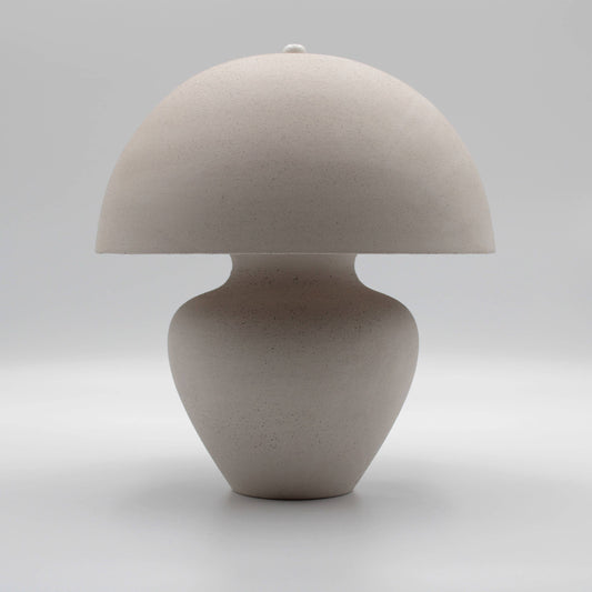 White table lamp - mushroom lamp: White