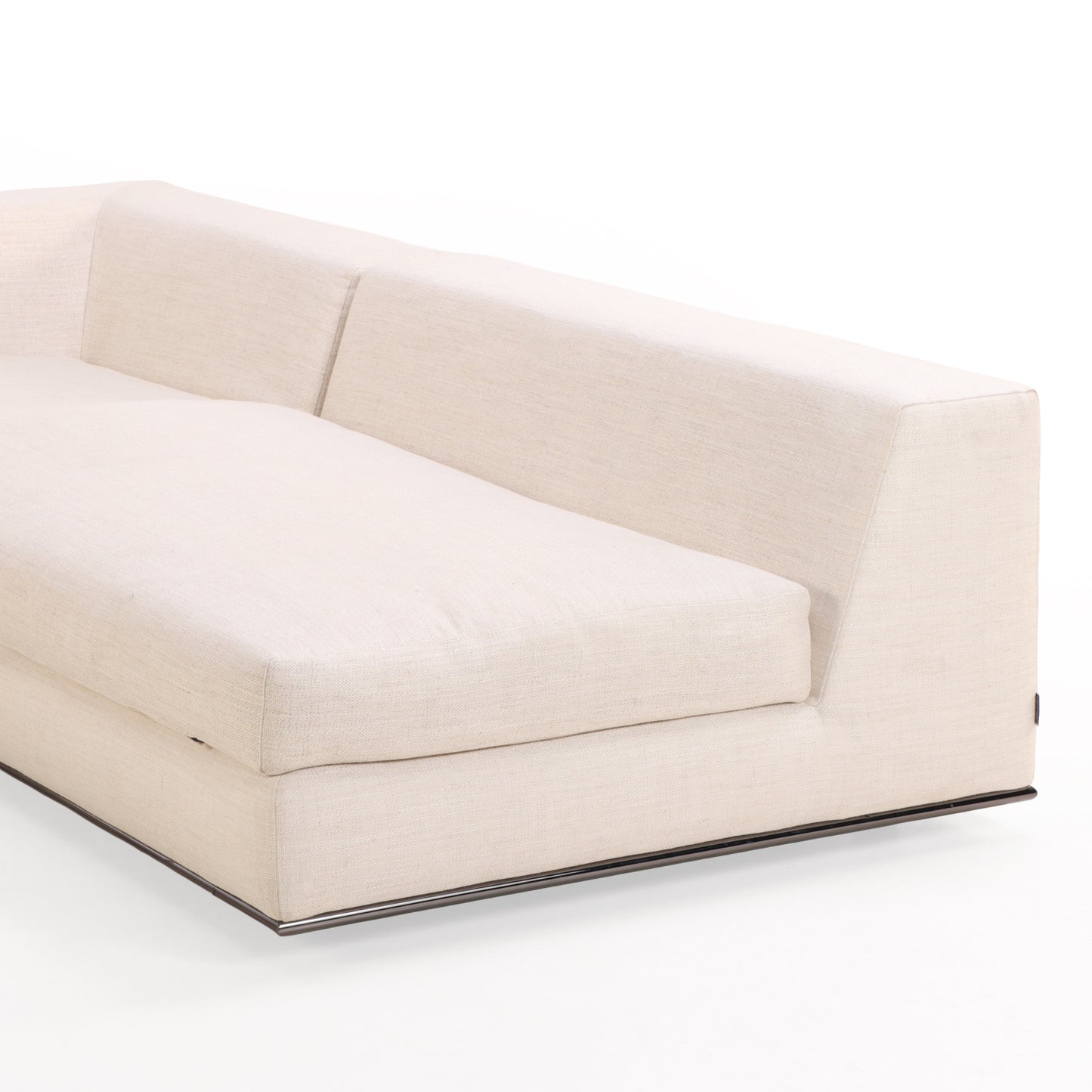 Minotti Hamilton 3-Piece Sectional on Chrome Base
