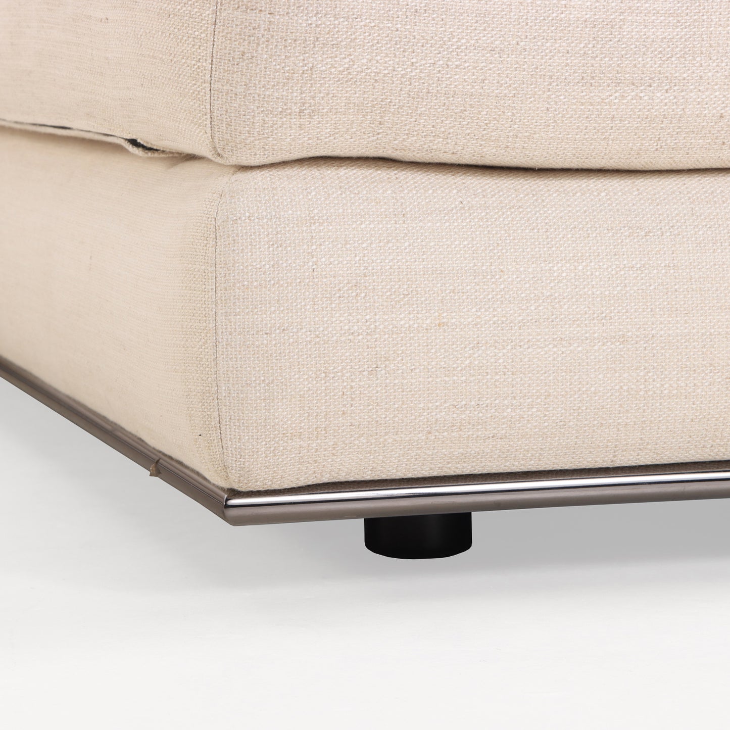 Minotti Hamilton 3-Piece Sectional on Chrome Base