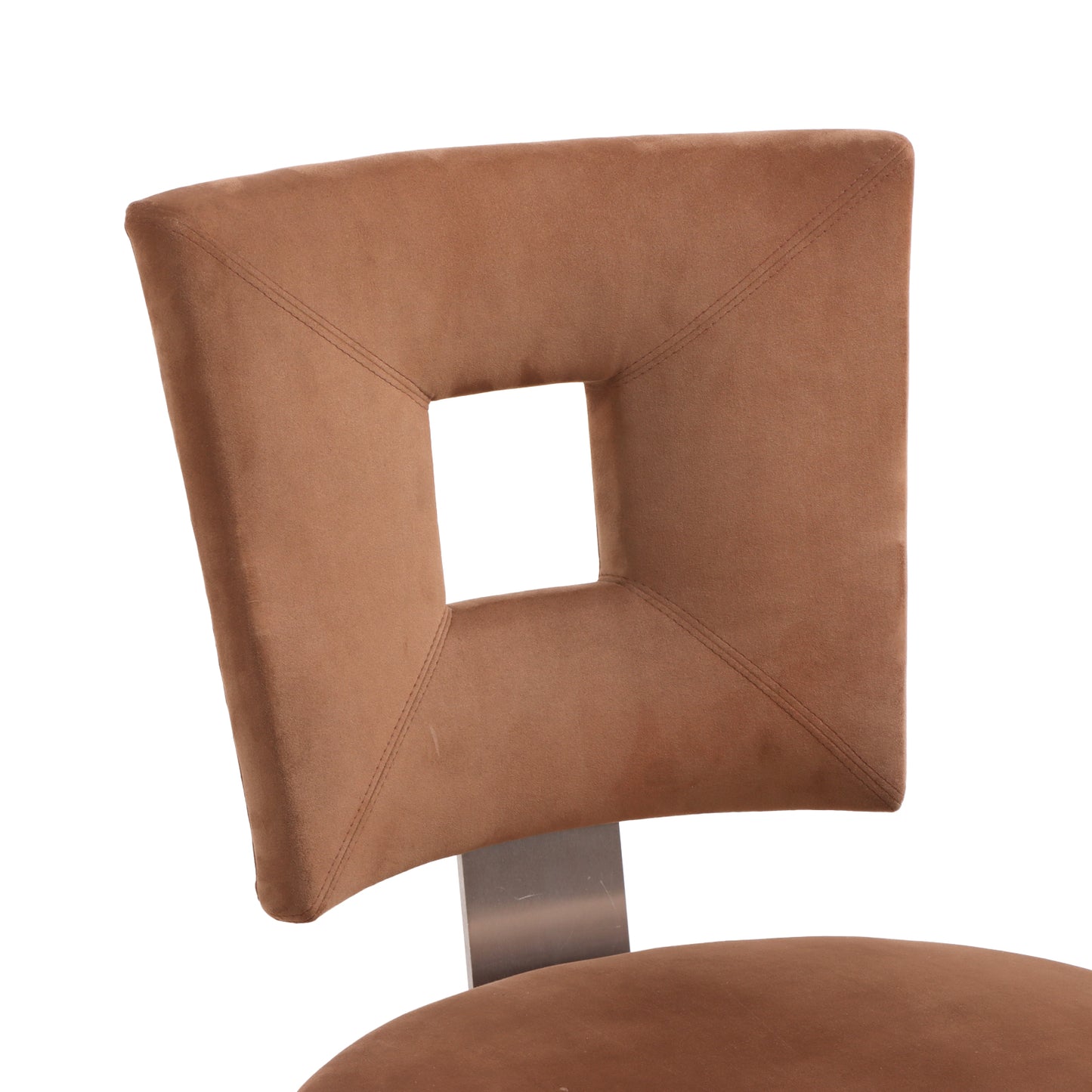 Set of Eight Custom Dining Chairs Attributed to Brueton
