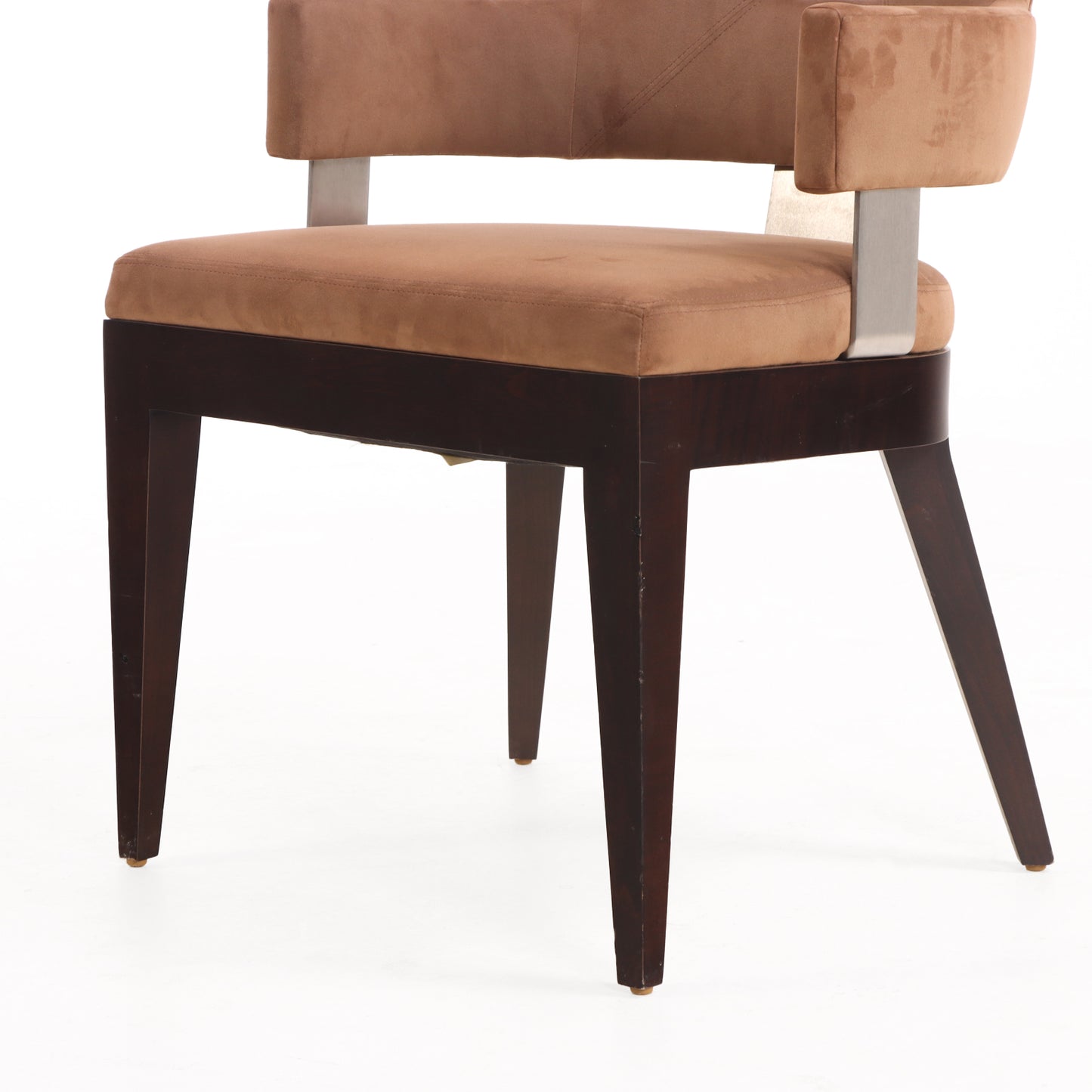 Set of Eight Custom Dining Chairs Attributed to Brueton