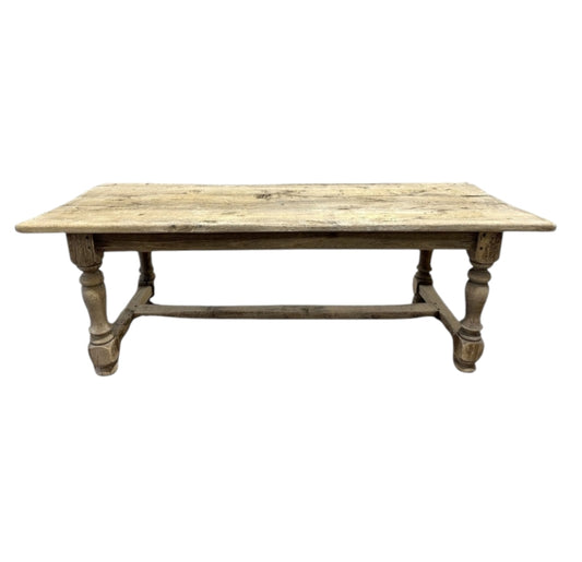 19th Century French Lift Top Farm Trestle Table