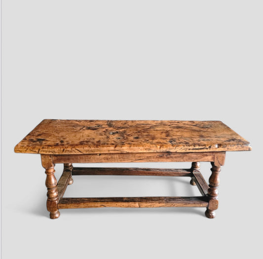 18th C French Oak Coffee Table / Hall Bench