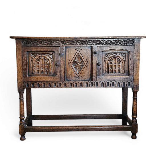 Early 20th Century English Gothic Revival Server /Sideboard