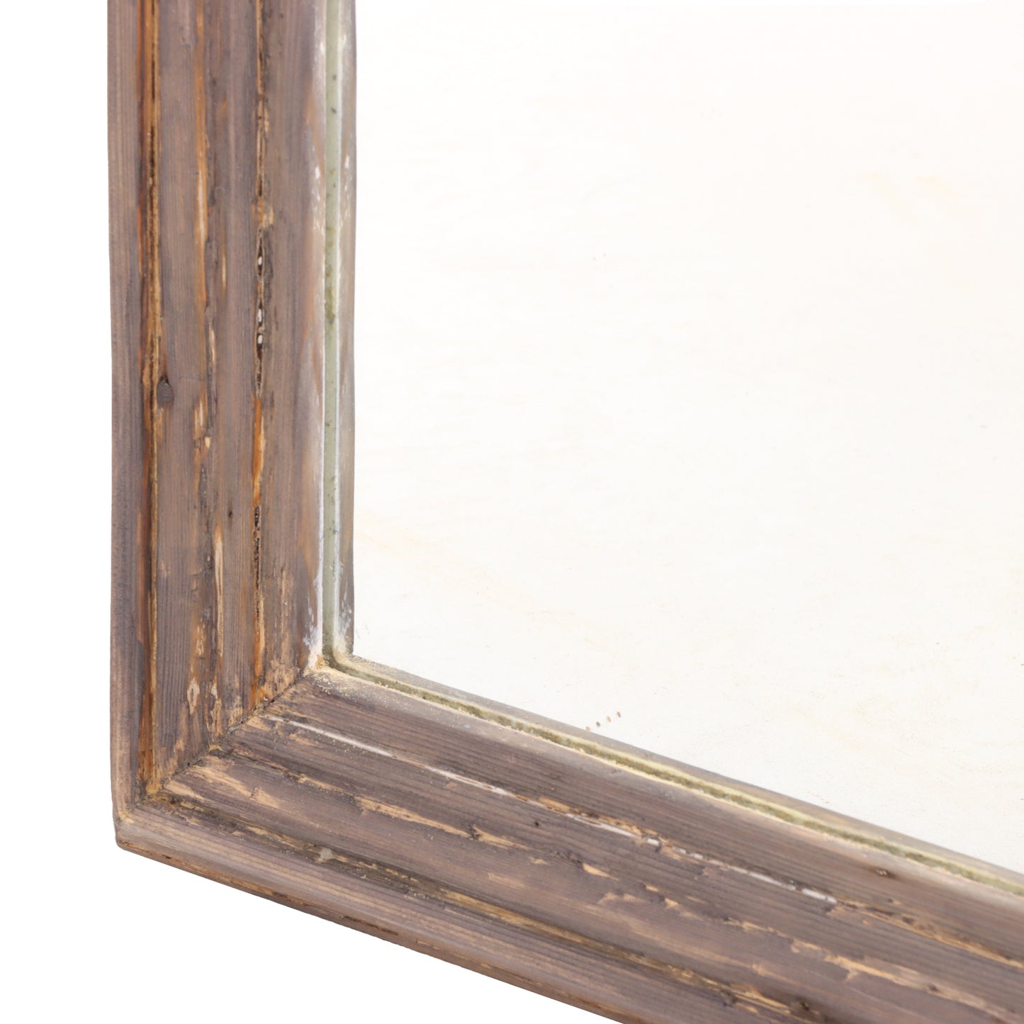Early 20th Century French Molded Frame Floor Mirror, Refinished