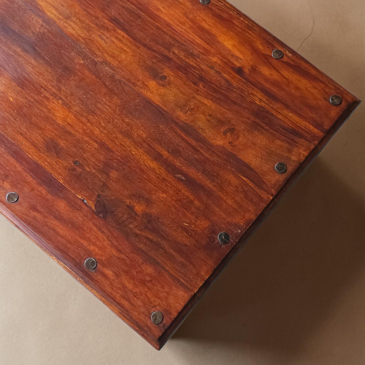1960s Spanish Colonial Revival Style Coffee Table with Wrought Iron Details
