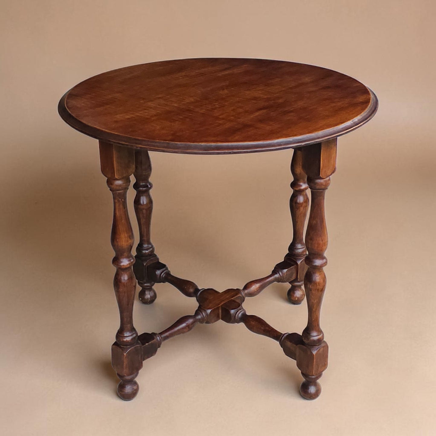 Early 20th Century Dutch Colonial Revival Oak Occasional Table