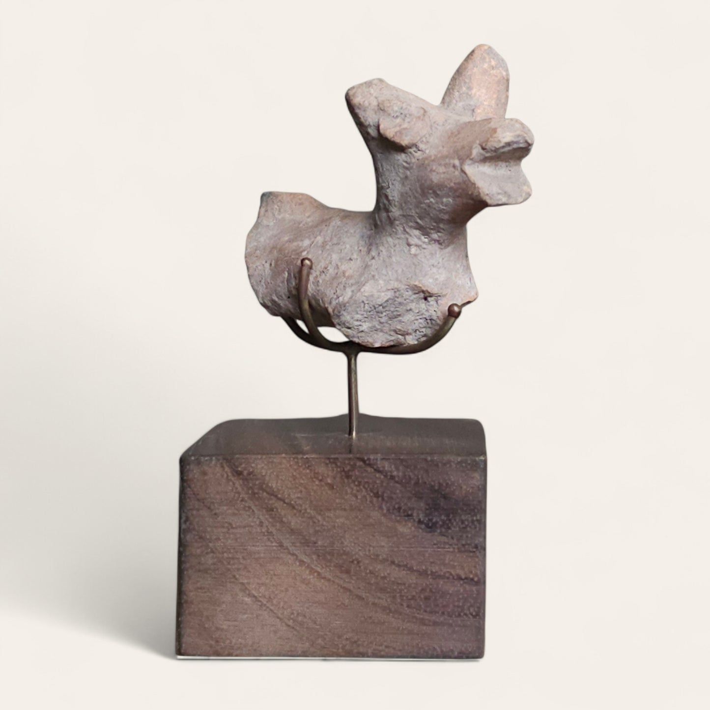Western Asiatic Red Clay Zoomorphic Figurine