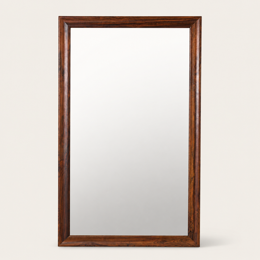 1960s Swedish Rosewood Wall Mirror by OTA