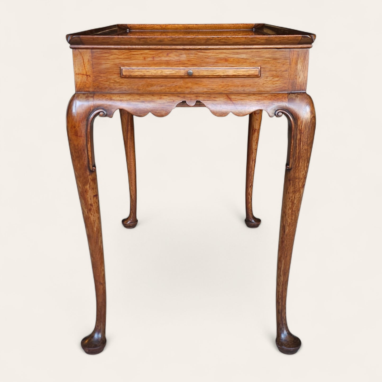 20th C Kittinger Georgian Style Mahogany Butler’s Side Table
