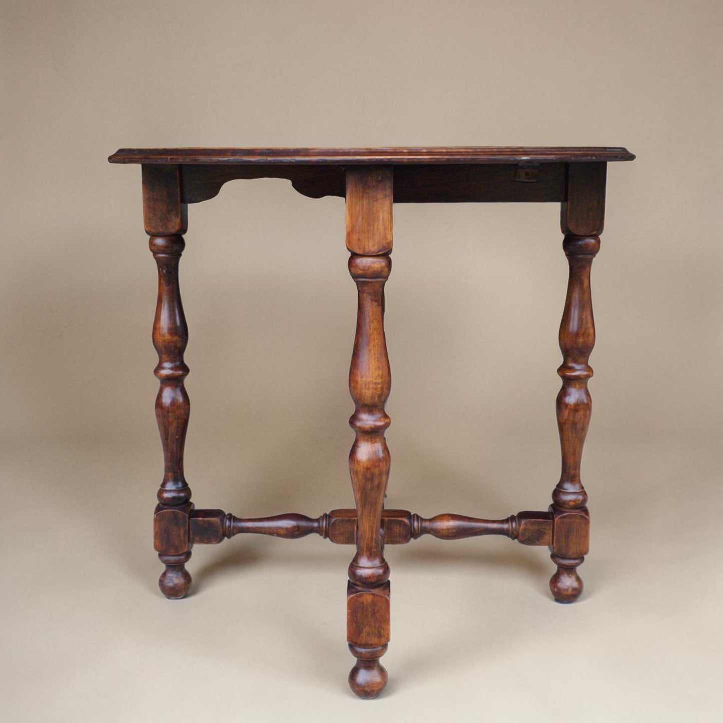 Early 20th Century Dutch Colonial Revival Oak Occasional Table