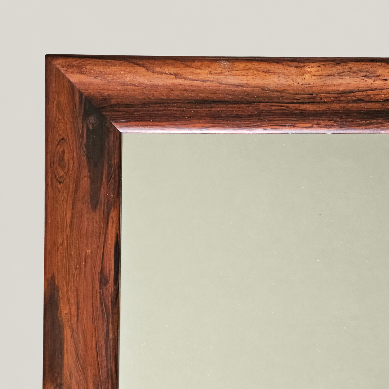 1960s Swedish Rosewood Wall Mirror by OTA