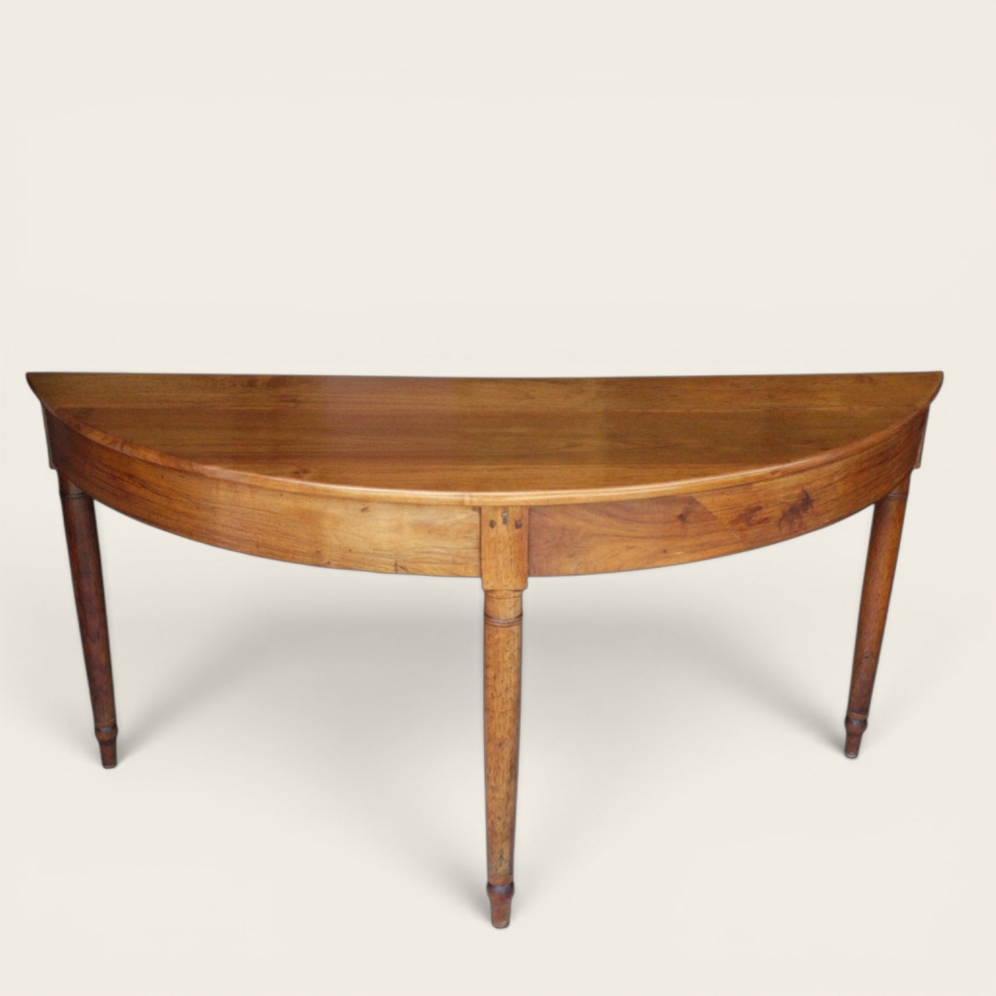 19th Century European Demi-Lune Console Table