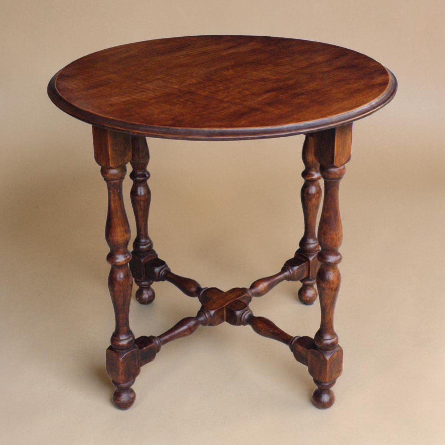Early 20th Century Dutch Colonial Revival Oak Occasional Table