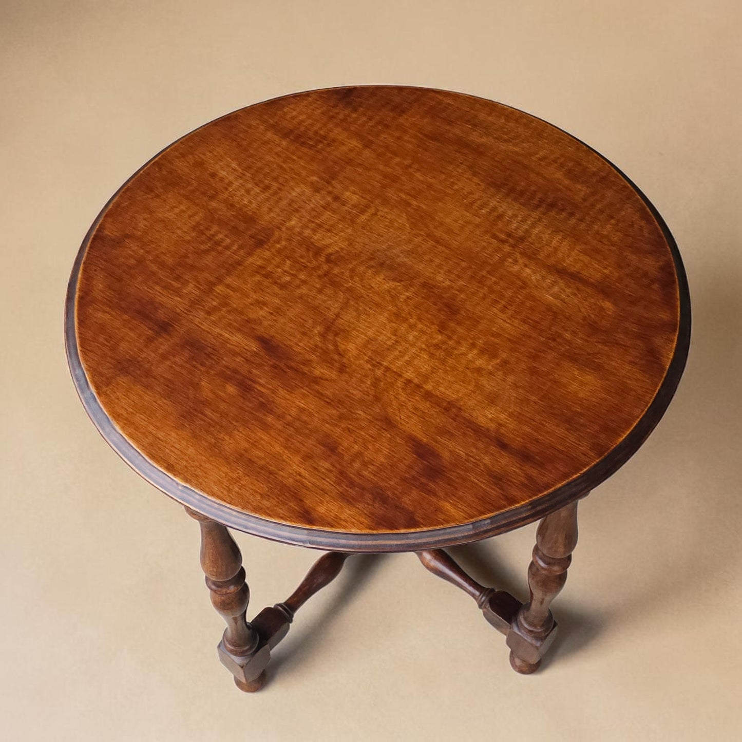 Early 20th Century Dutch Colonial Revival Oak Occasional Table