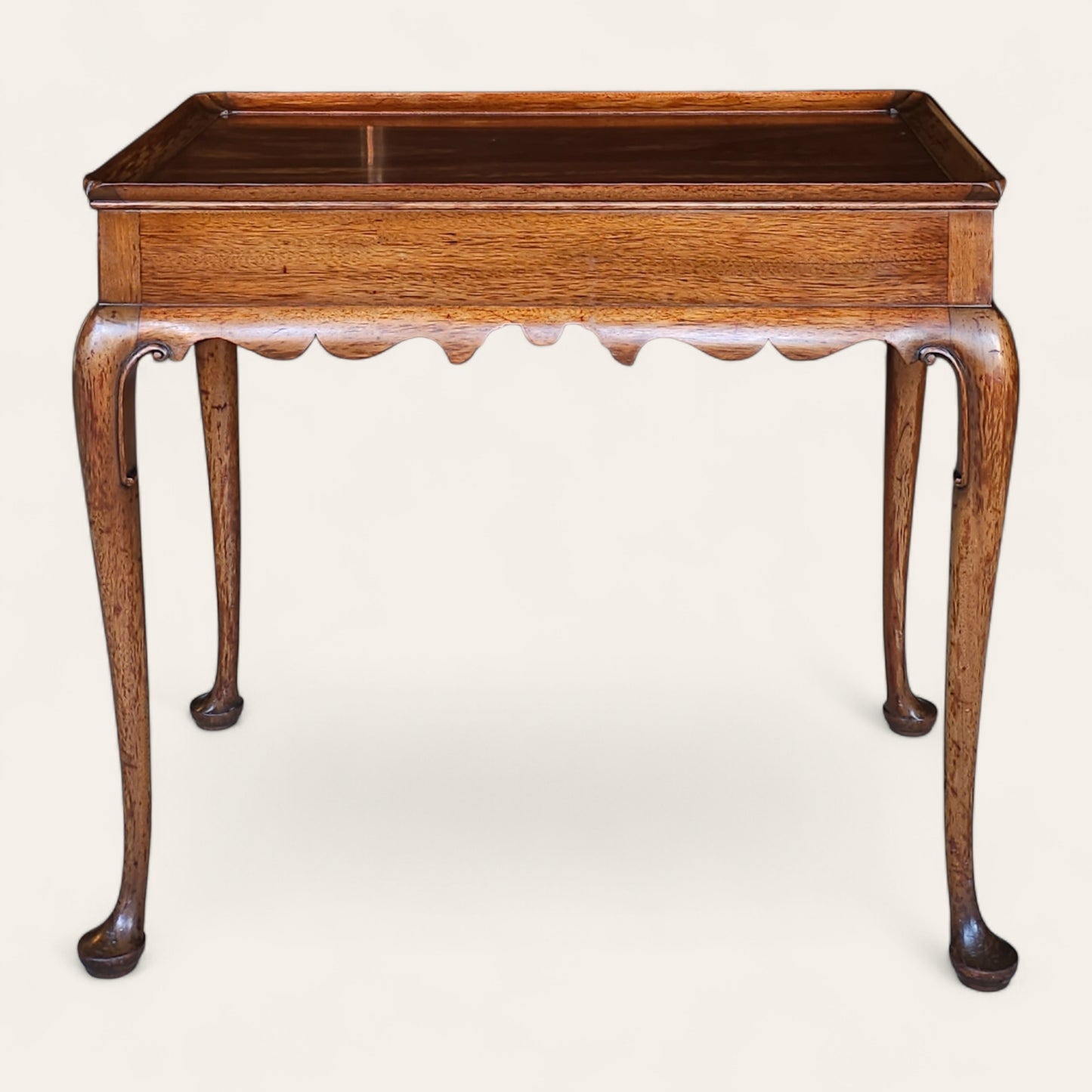 20th C Kittinger Georgian Style Mahogany Butler’s Side Table