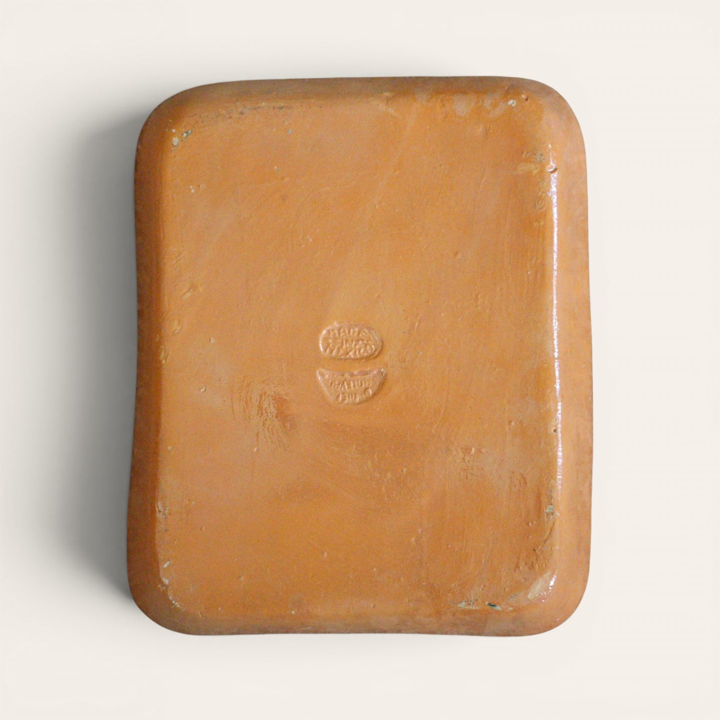 1930s–1940s Mexican Tlaquepaque Folk Art Pottery Tray