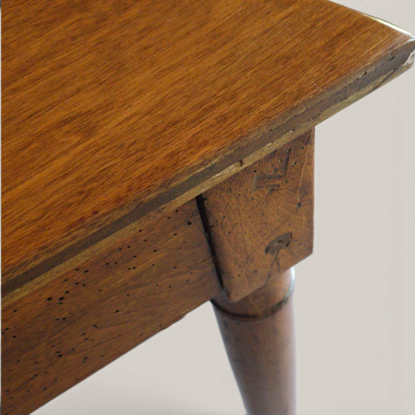 19th Century European Demi-Lune Console Table