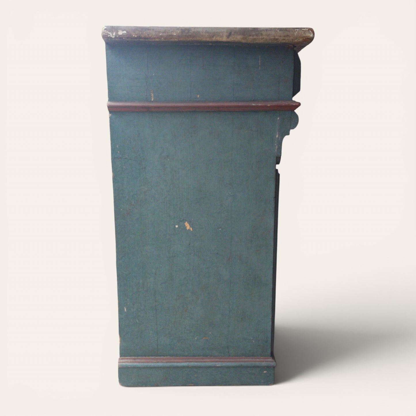 Late 19th to Early 20th Century European Folk-Painted Cabinet