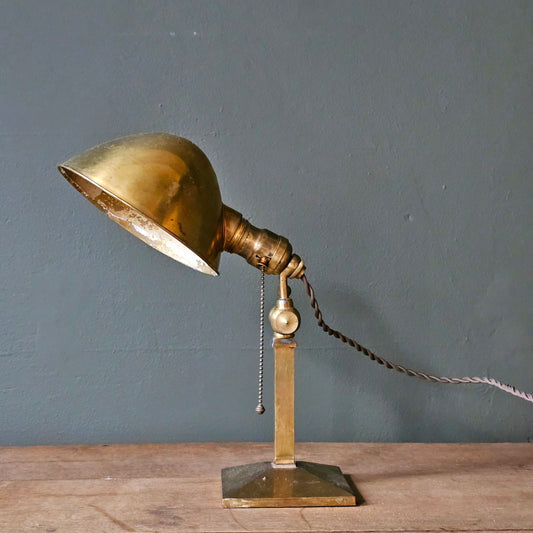 Bradley & Hubbard Brass Desk Lamp