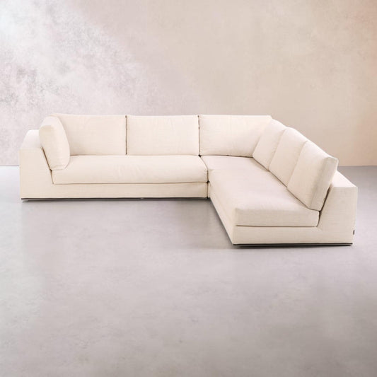 Minotti Hamilton 3-Piece Sectional on Chrome Base