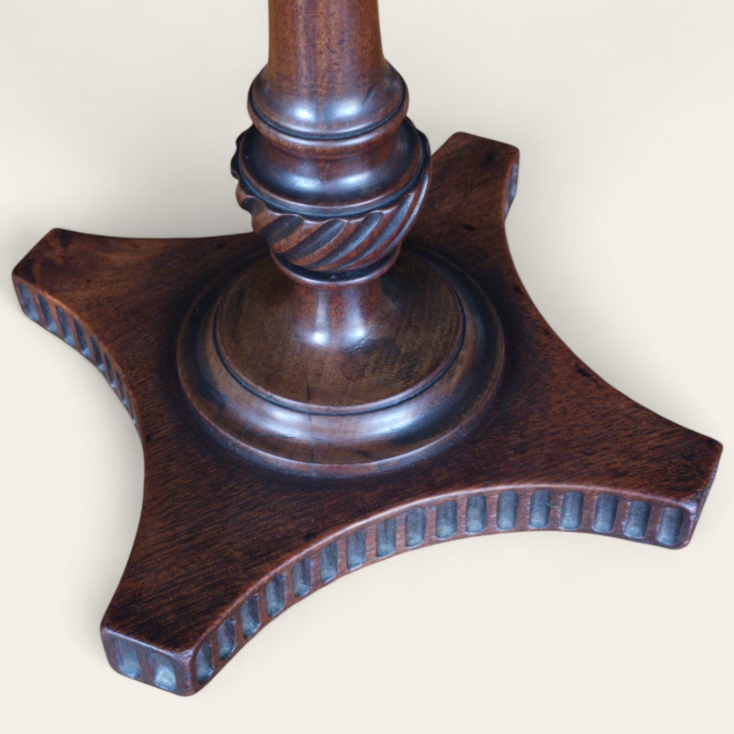 Near Pair of 19th C Mahogany Table-Top Stands