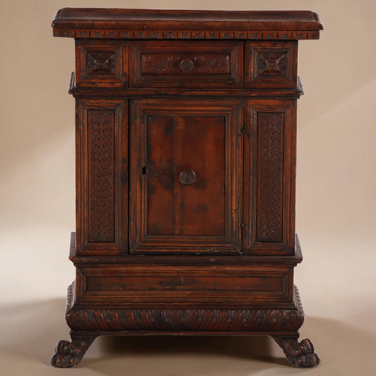 Italian Renaissance Style Cabinet, Likely 17th–18th Century with Earlier Elements