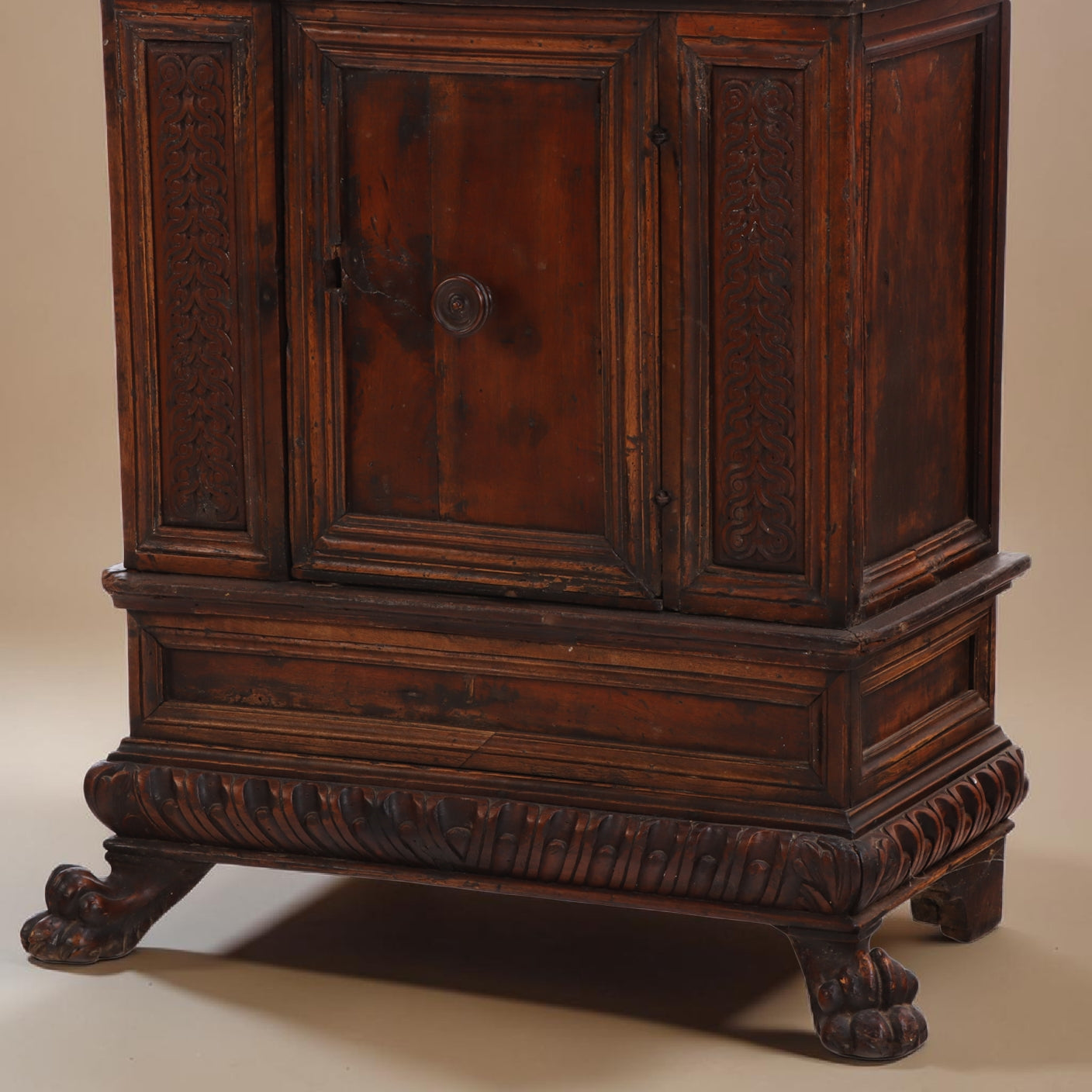 Italian Renaissance Style Cabinet, Likely 17th–18th Century with Earlier Elements