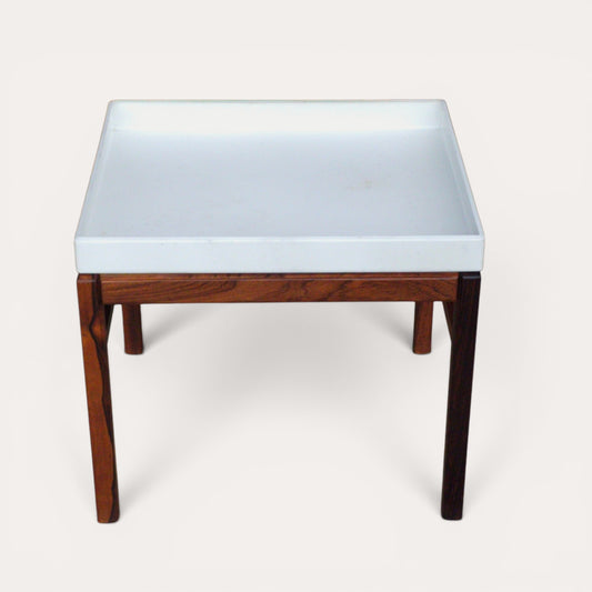 1960s Swedish Rosewood Planter Stand with Tray
