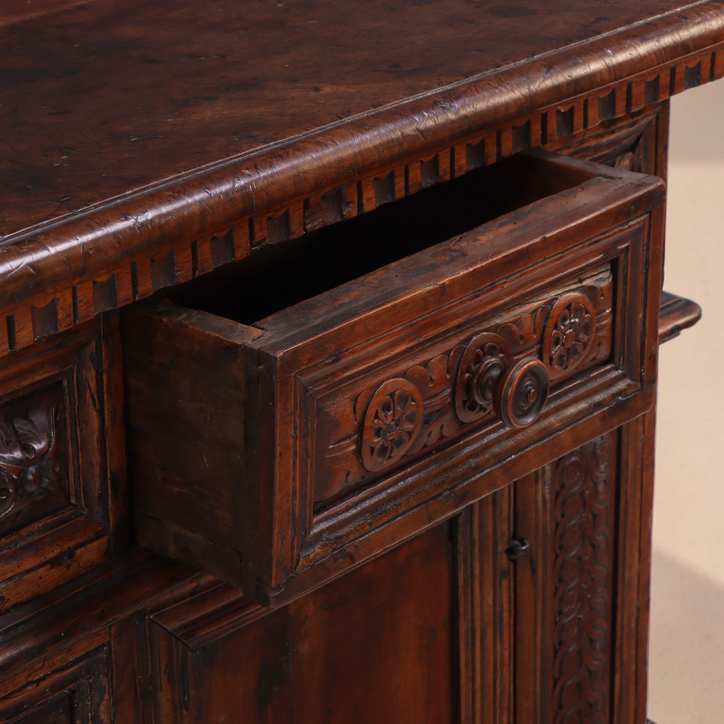 Italian Renaissance Style Cabinet, Likely 17th–18th Century with Earlier Elements