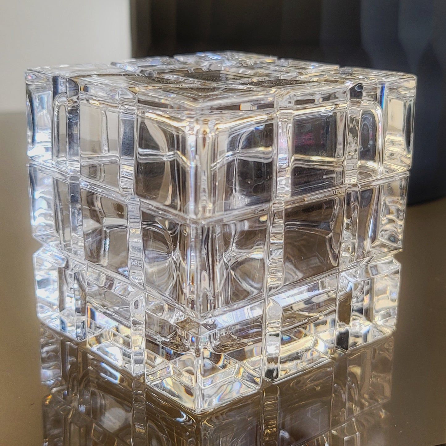 Crystal Rubix Cube Storage Box