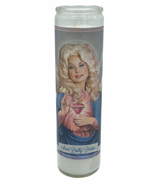 Dolly Parton Devotional Prayer Saint Candle (Version 2)